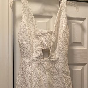 Shop Impressions white floral dress size small